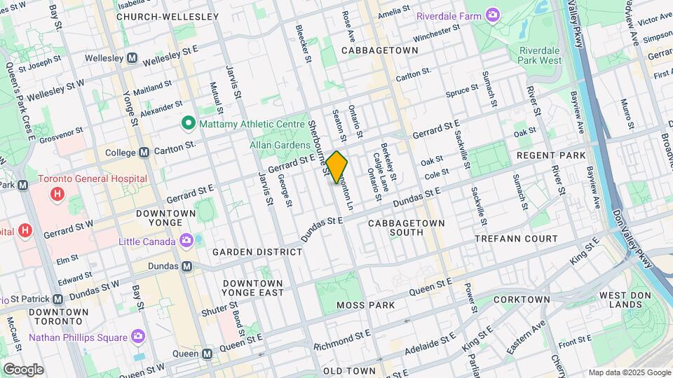 265-267 Sherbourne St Map and Location Details