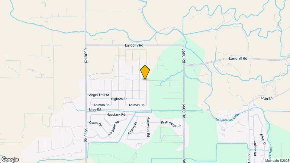 1341 Weminuche Ave Map and Location Details