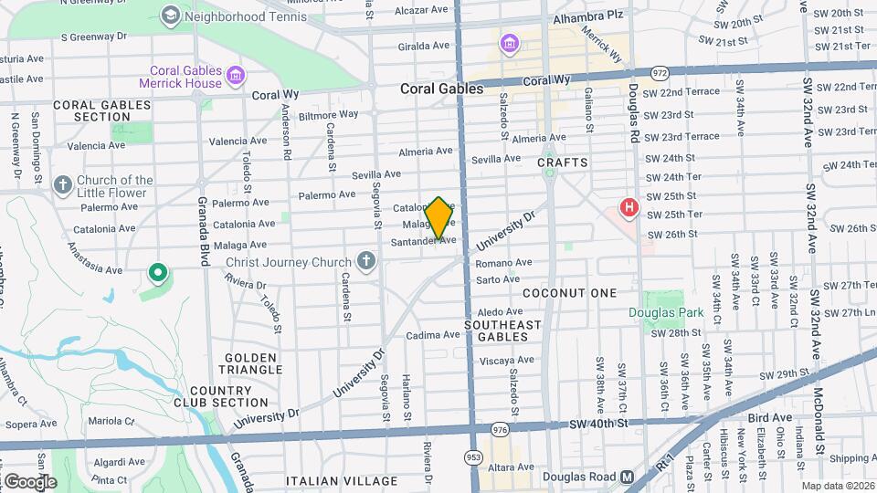 440 Santander Ave Map and Location Details