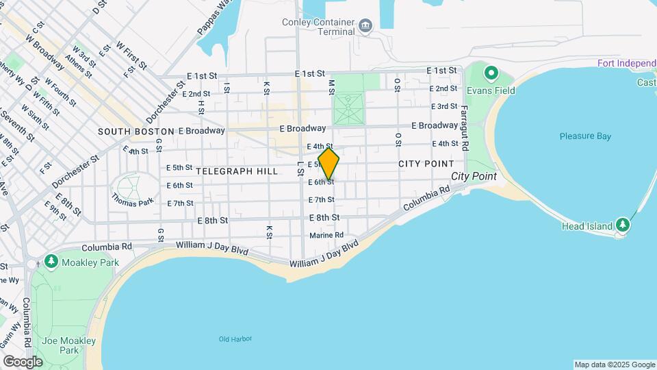 669 E 6th St, Unit 2 Map and Location Details