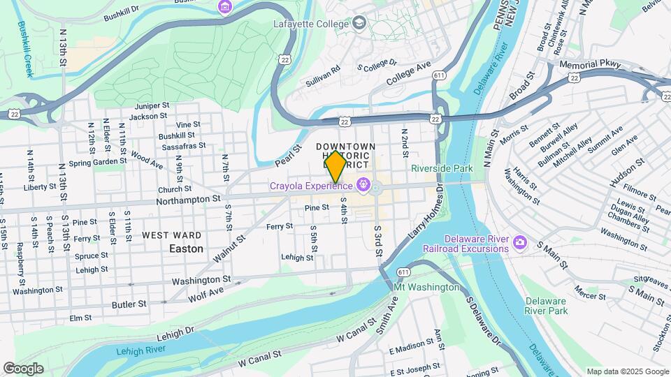 421 Northampton St, Unit apt 1 Map and Location Details