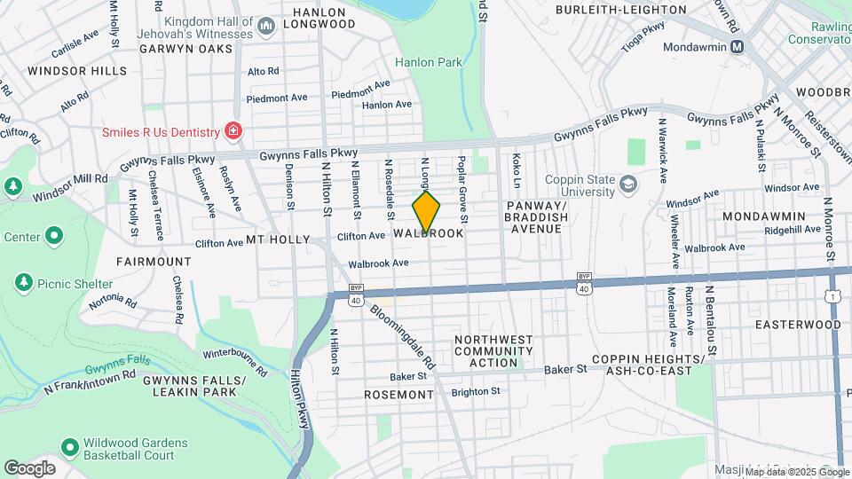 3001 Clifton Ave-Unit -Main Map and Location Details