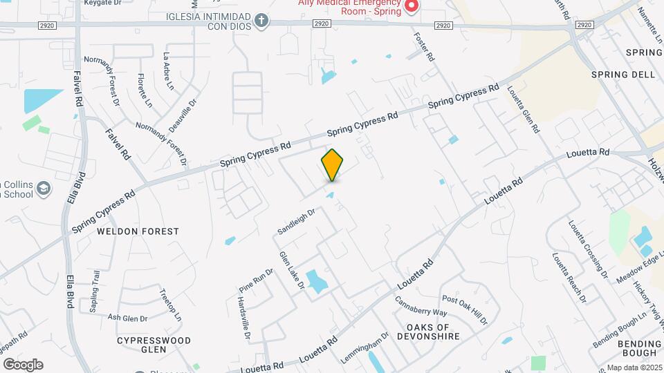 3123 Spring Ranch Ln Map and Location Details