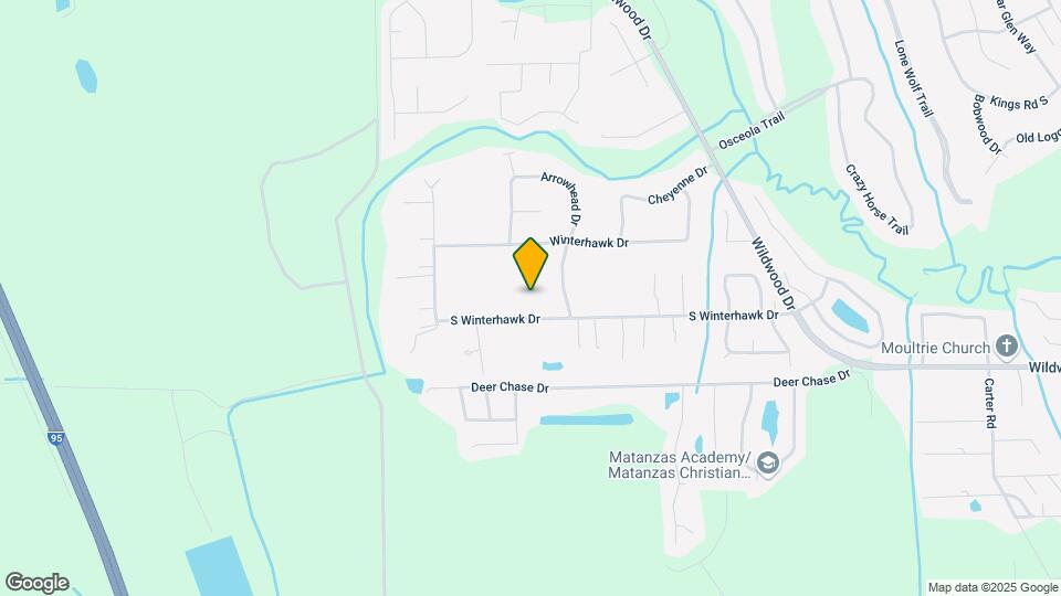 1232 S Winterhawk Dr Map and Location Details