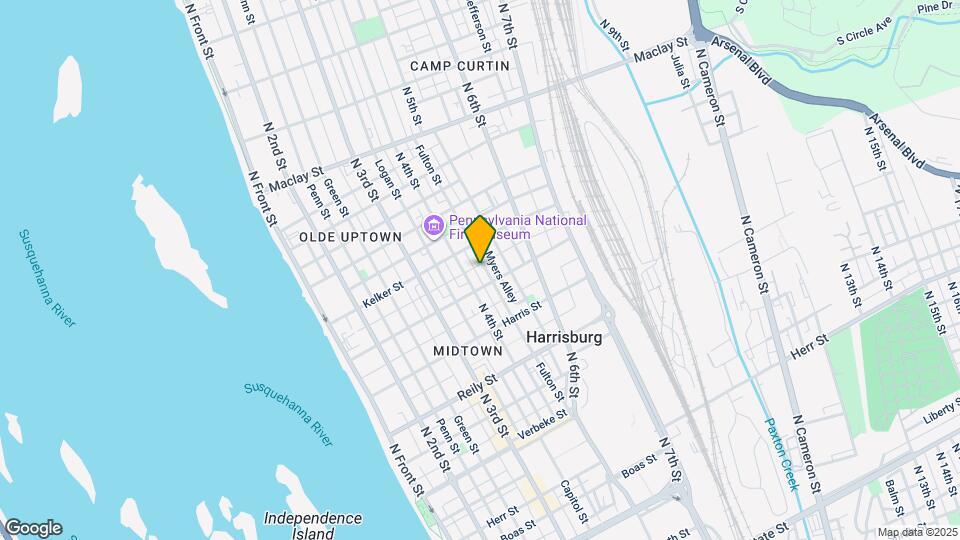 1714 Fulton St Map and Location Details