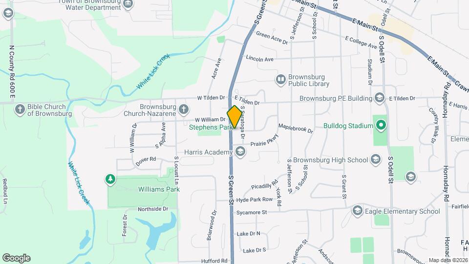 615 S Green St Map and Location Details