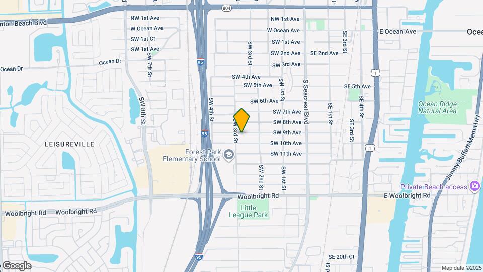 338 SW 9th Ave Map and Location Details