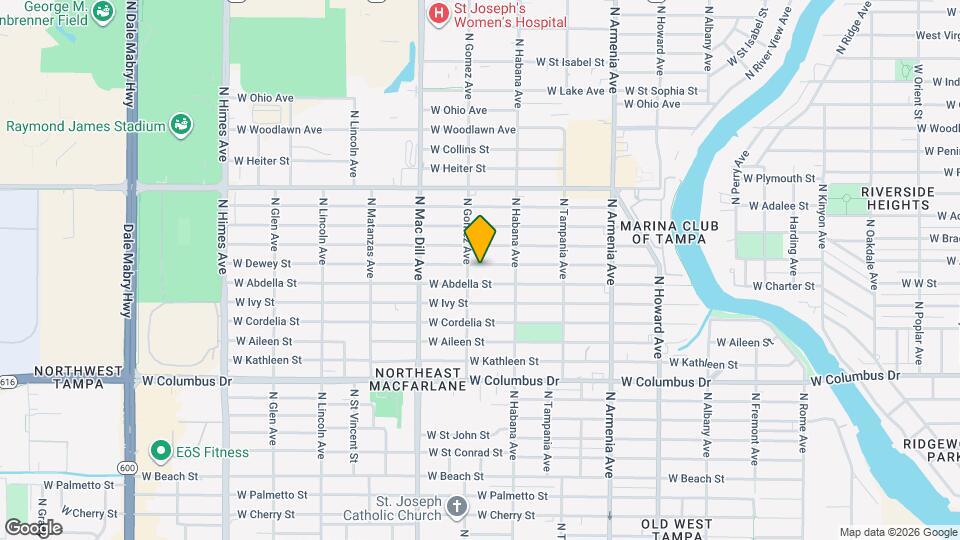 2924 W Dewey St Map and Location Details