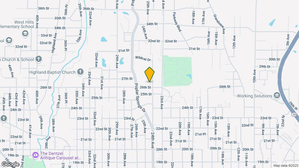 Poplar Glen Apartments Map and Location Details