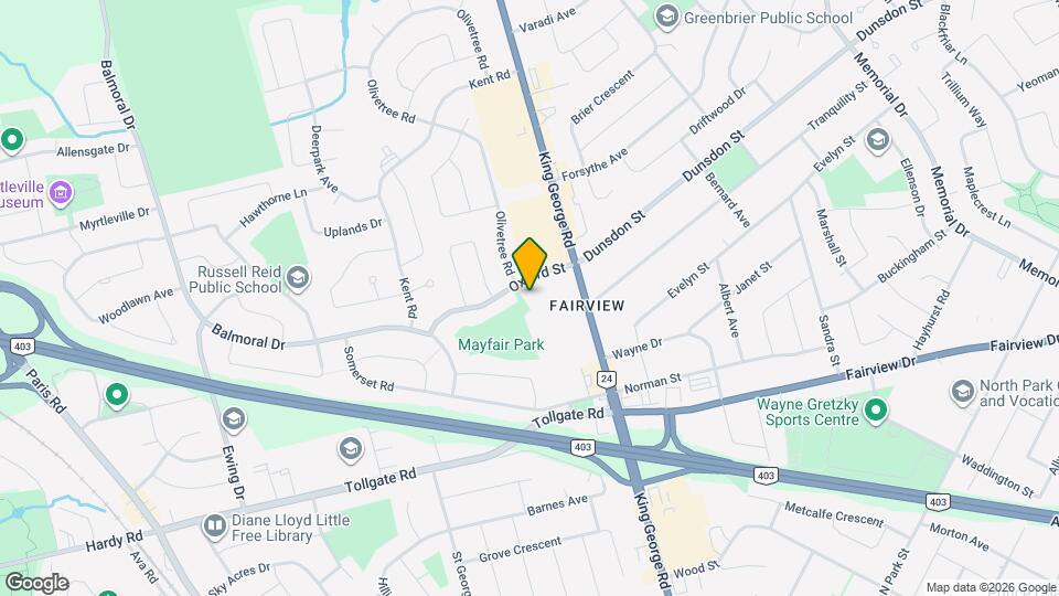 44 Oxford St Map and Location Details