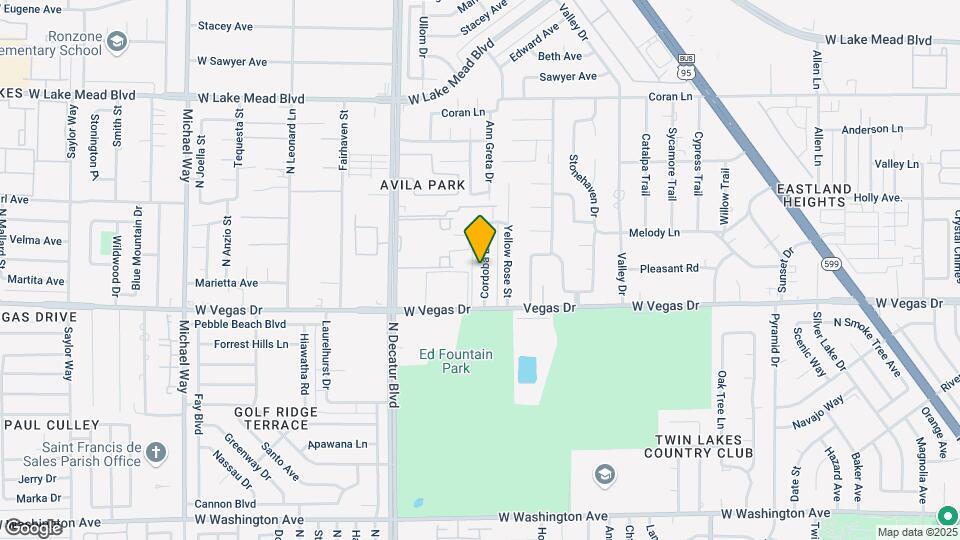 1625 Cordoba Ln Mapa y Detalles de la Ubicación