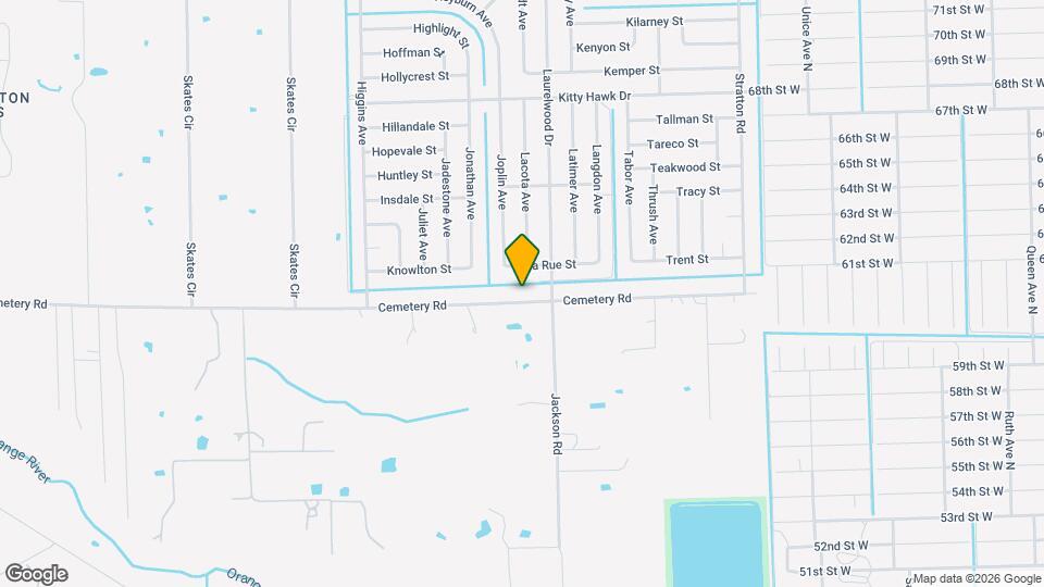 15421 Cemetery Rd Map and Location Details