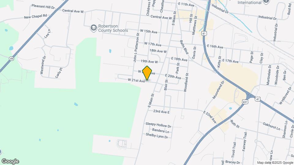 112 W 21st Ave Map and Location Details