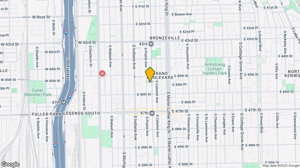 4525 S Prairie Ave Mapa y Detalles de la Ubicación
