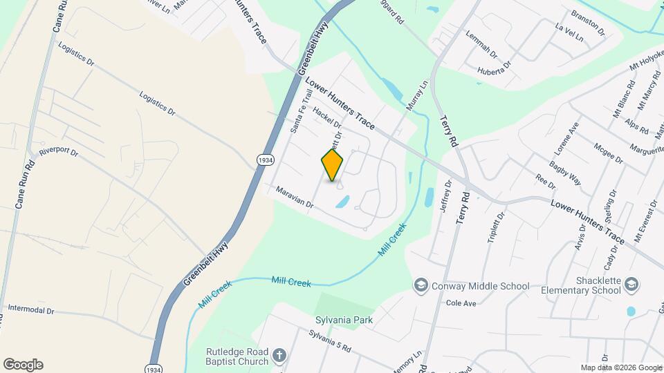 6711 Hunters Creek Blvd Map and Location Details