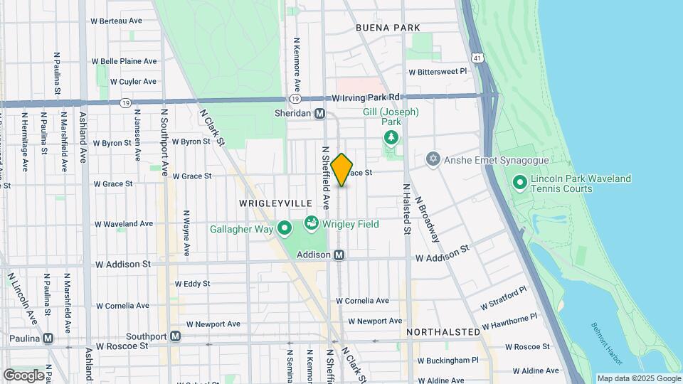 3738 N Wilton Ave Map and Location Details