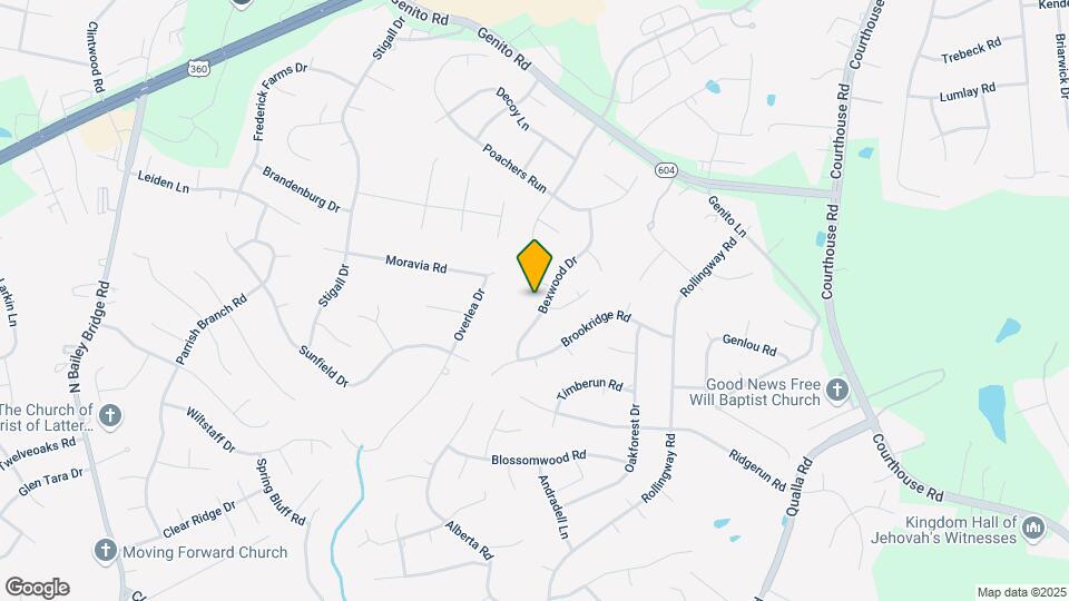 4606 Bexwood Dr Mapa y Detalles de la Ubicación