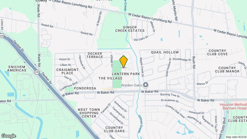 3428 Lantern Ln Map and Location Details