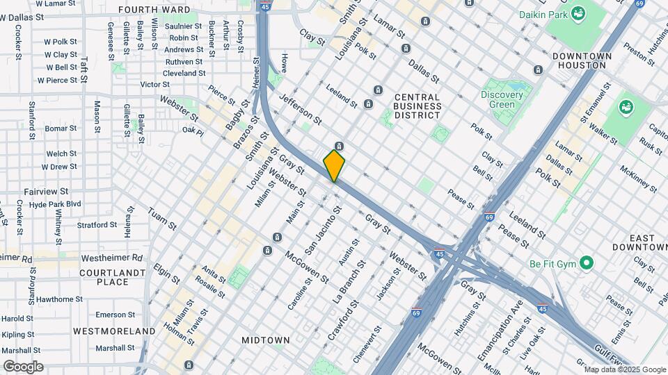 2049 Fannin St Map and Location Details
