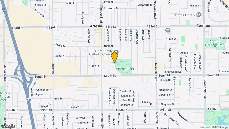 18741 Clarkdale Ave Map and Location Details