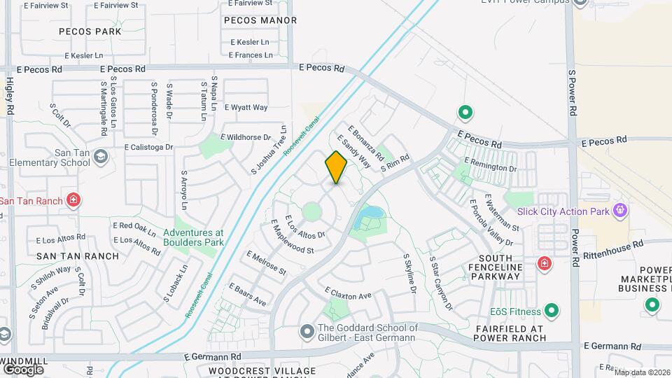 4135 E Waterman Ct Map and Location Details