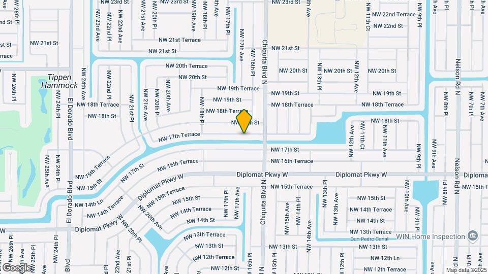 1624 NW 17th Terrace Map and Location Details