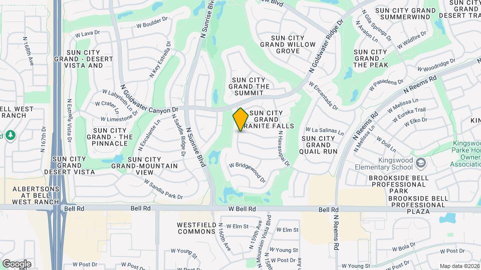 15893 W Arrowhead Dr Map and Location Details