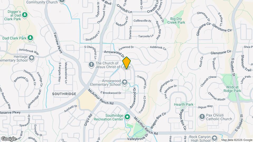 10331 S Rotherwood Cir Mapa y Detalles de la Ubicación