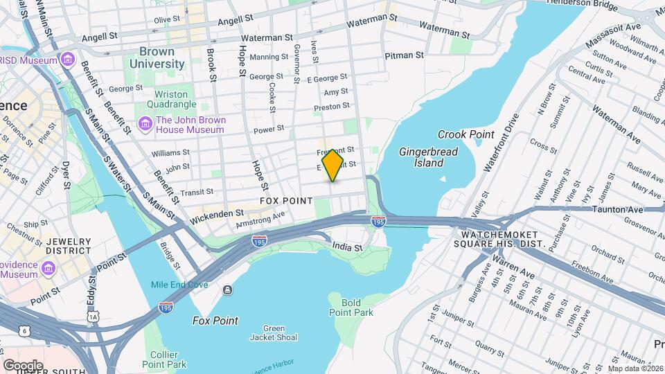 91 Ives St, Unit #1 Map and Location Details