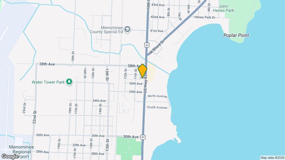3607 10th St Map and Location Details