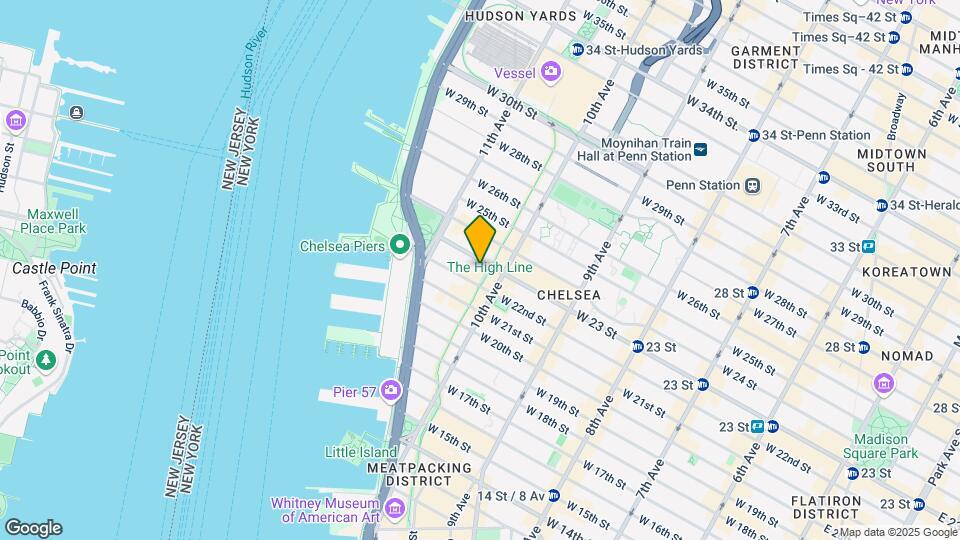 520 W 23rd St Mapa y Detalles de la Ubicación