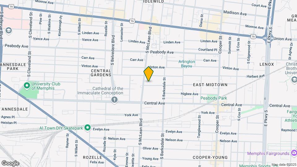 1844 COWDEN Dr Map and Location Details
