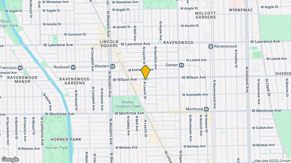 4547 N Leavitt St Map and Location Details