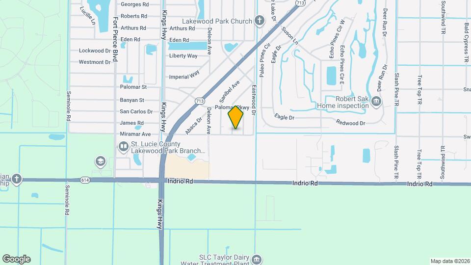 6604 Miramar Ave Map and Location Details