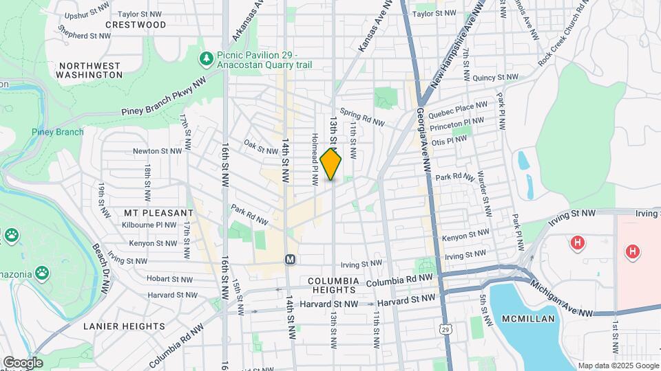 3504 13th St NW Mapa y Detalles de la Ubicación