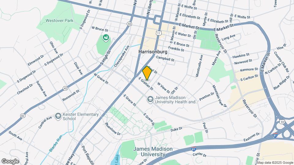 86 E Grattan St Map and Location Details