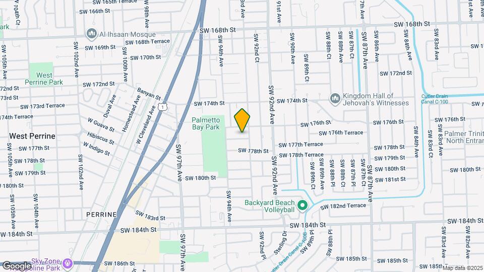 9321 SW 177th St Map and Location Details