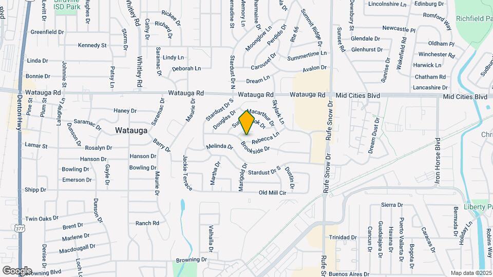 6305 Rebecca Ln Map and Location Details