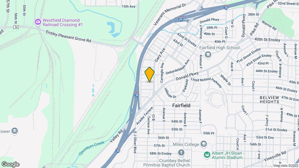 225 50th St Map and Location Details