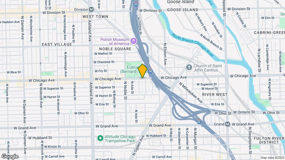 1311 W Chicago Ave Map and Location Details