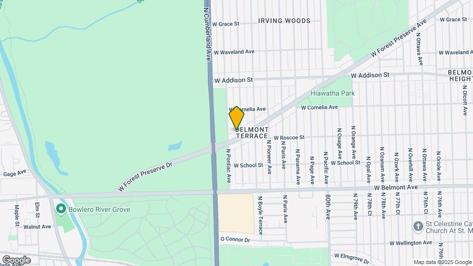 8304 W Forest Preserve Dr Map and Location Details
