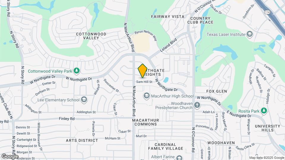 1011 Sam Hill St Map and Location Details