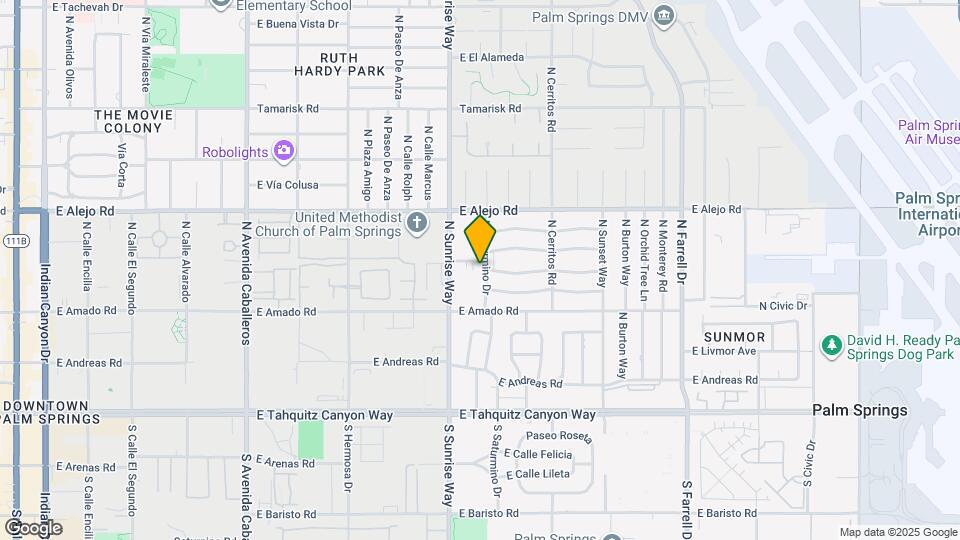 365 N Saturmino Dr Map and Location Details