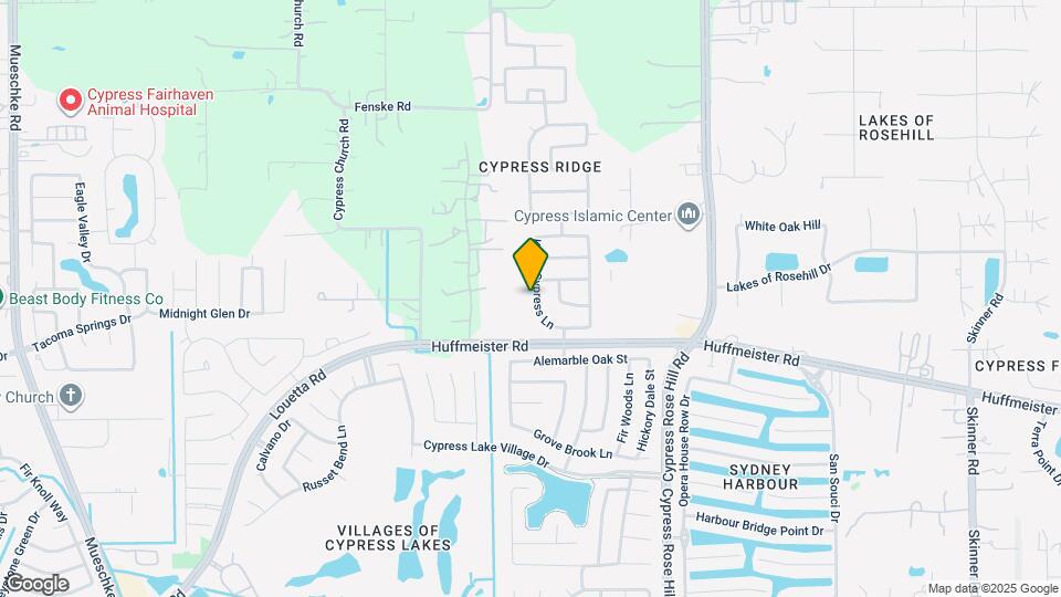 15823 Kings Cypress Ln Map and Location Details