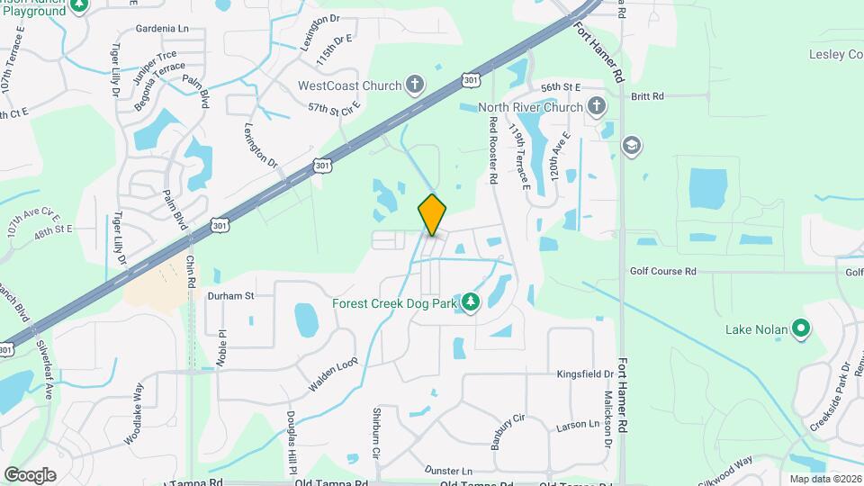 5006 Forest Creek Tr Map and Location Details