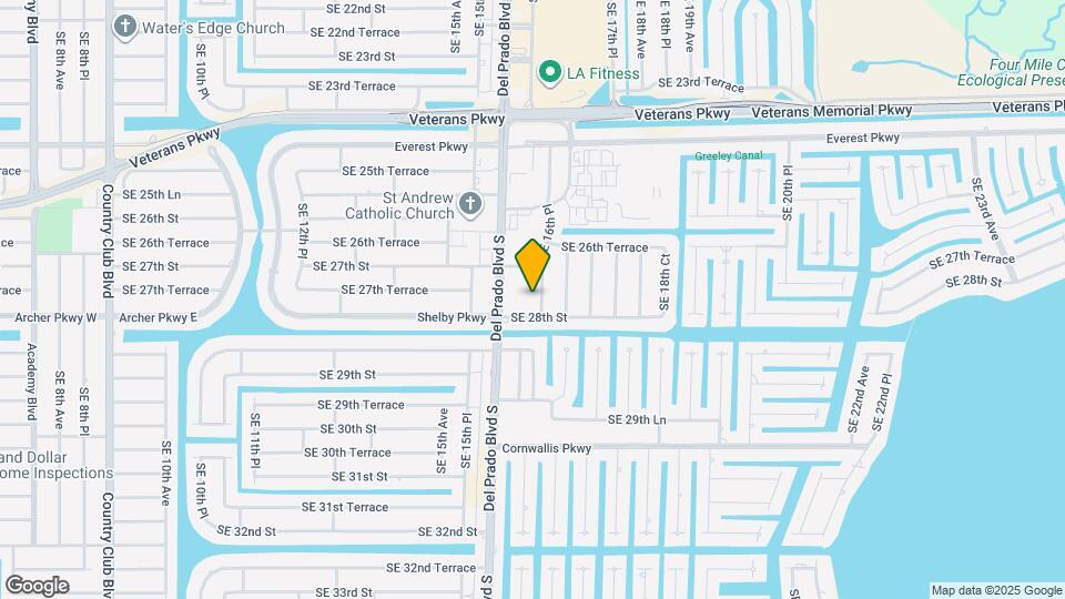 2722 SE 16th Pl Map and Location Details