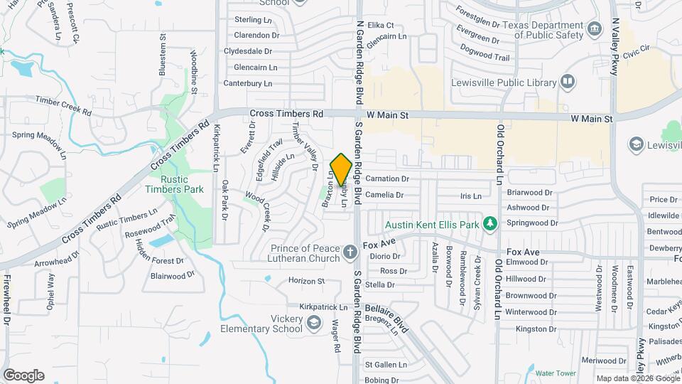 3901 Granby Ln Map and Location Details