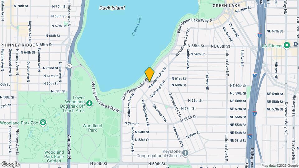 5833 Woodlawn Ave N Map and Location Details
