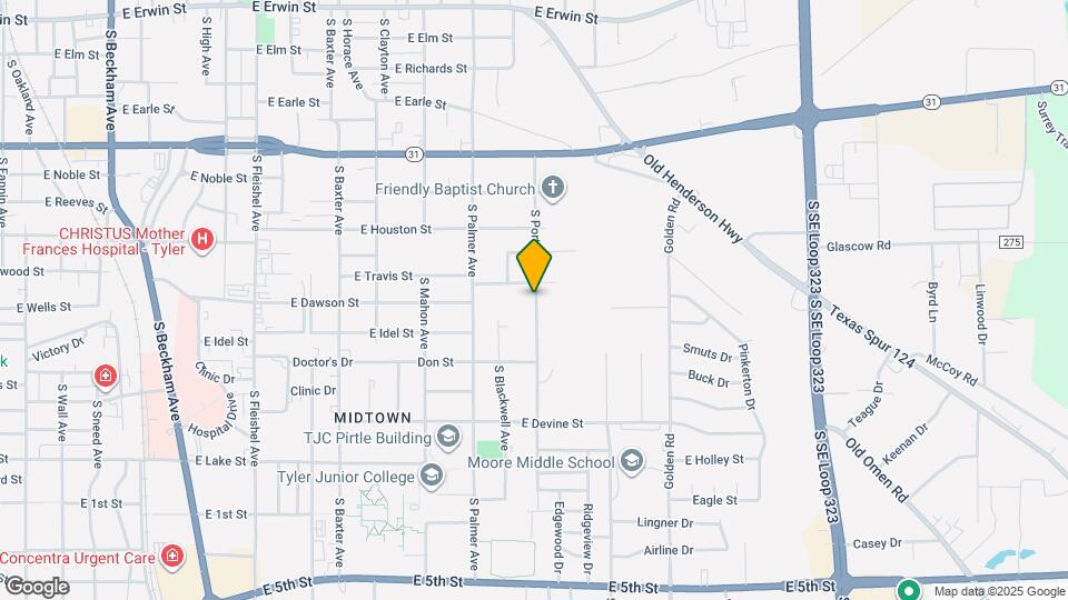 721 S Porter Ave Map and Location Details