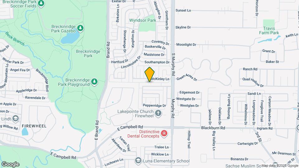 5717 Sweetbriar Dr Map and Location Details